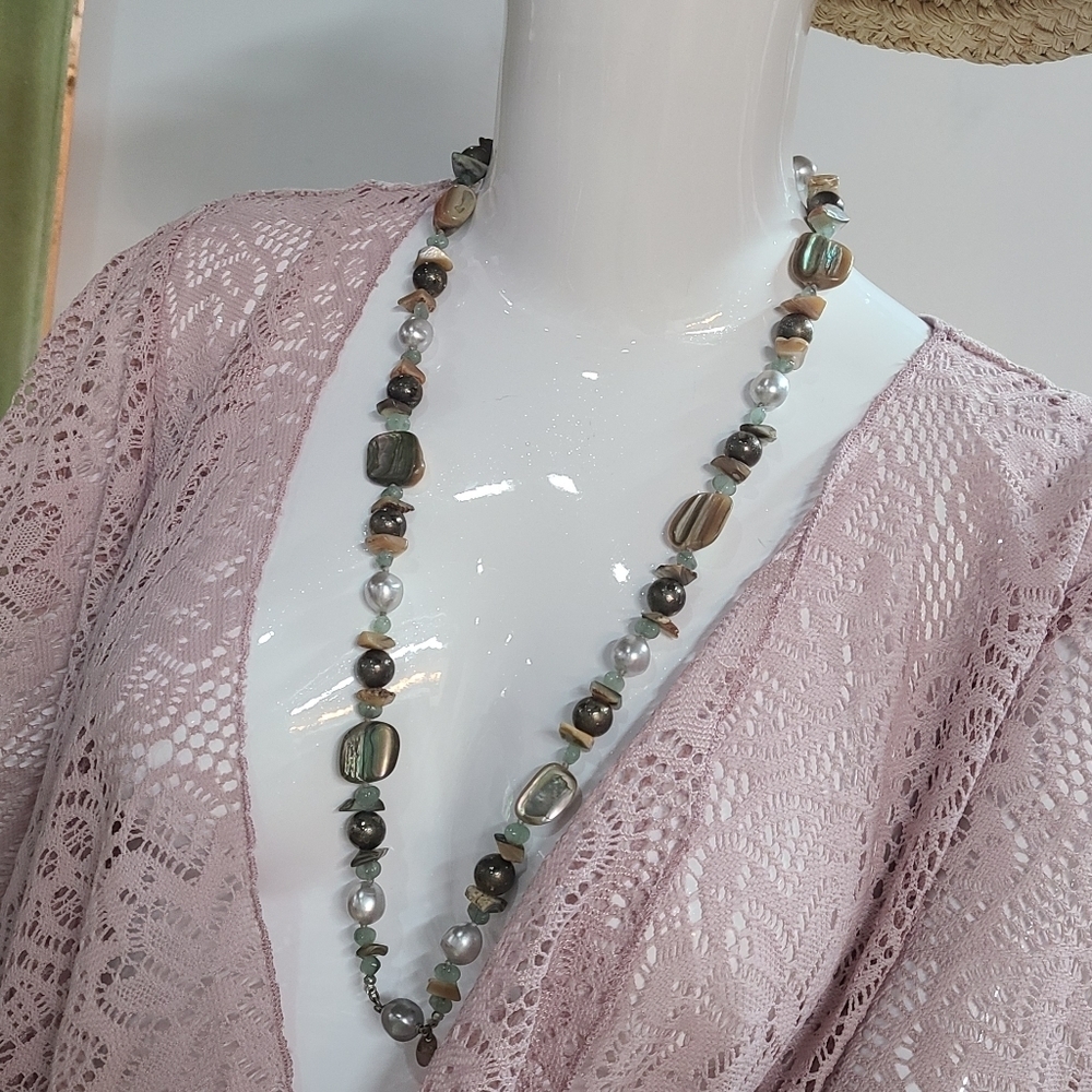 Les Bernard Inc. Rock Necklace